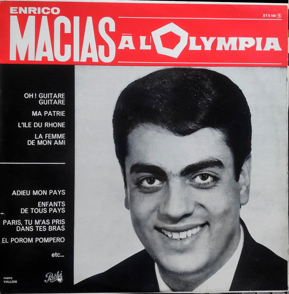 Enrico Macias : Enrico Macias A L'Olympia (LP, Album)