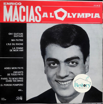 Enrico Macias : Enrico Macias A L'Olympia (LP, Album)