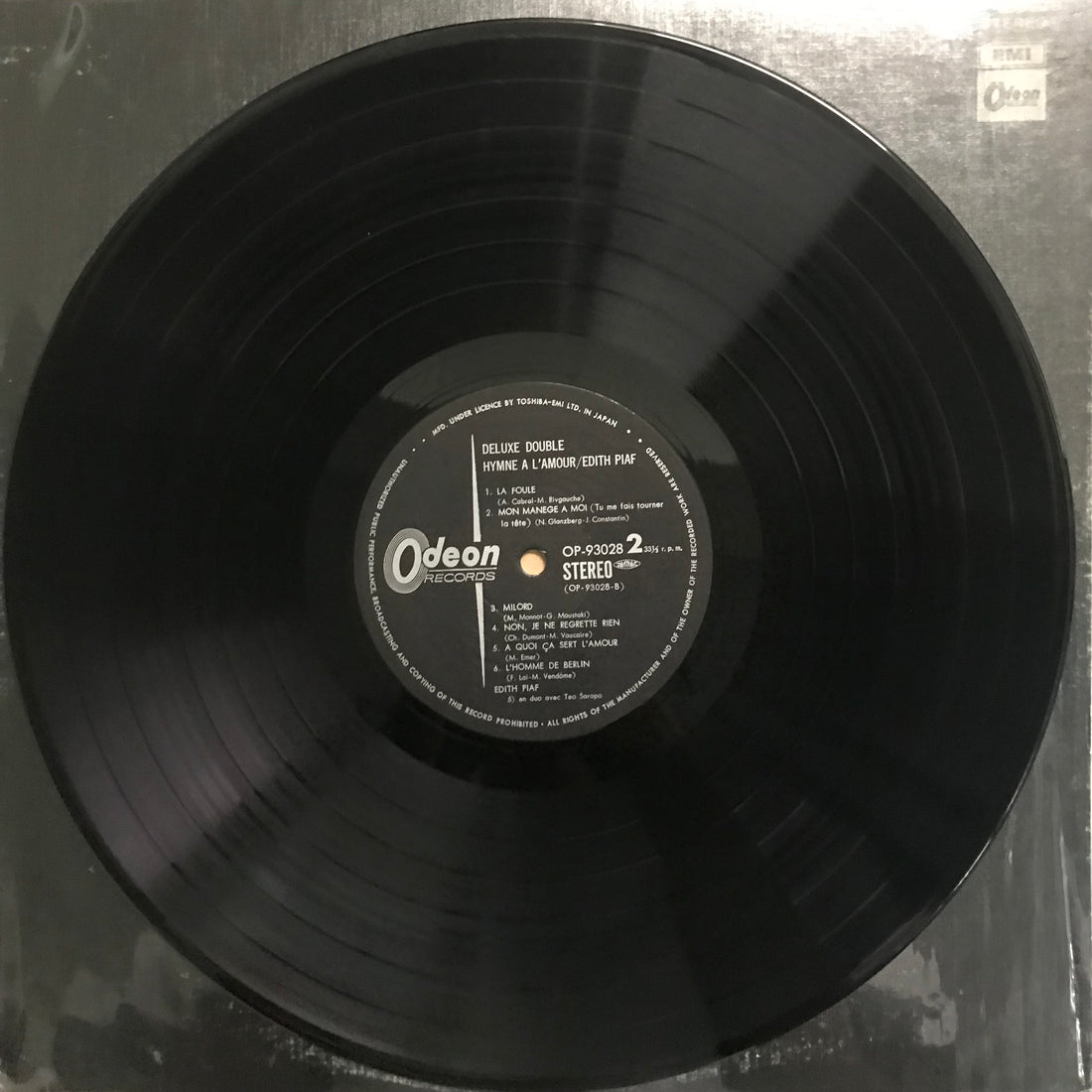 แผ่นเสียง Edith Piaf - Hymne A L’Amour Vinyl VG+ 2LPs