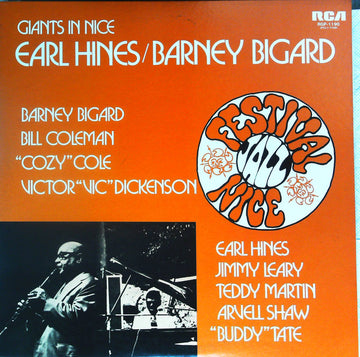 Earl Hines / Barney Bigard : Giants In Nice (LP, Promo)