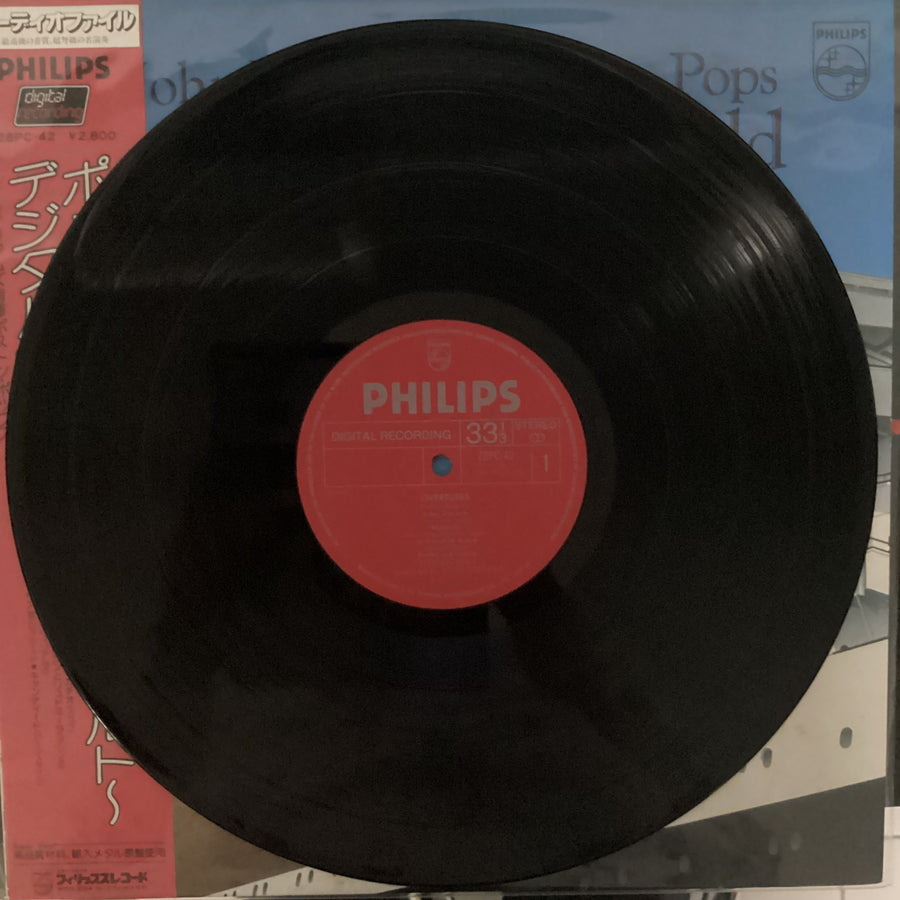 แผ่นเสียง John Williams • Boston Pops Orchestra - Pops Around The World Digital Overtures Vinyl VG+