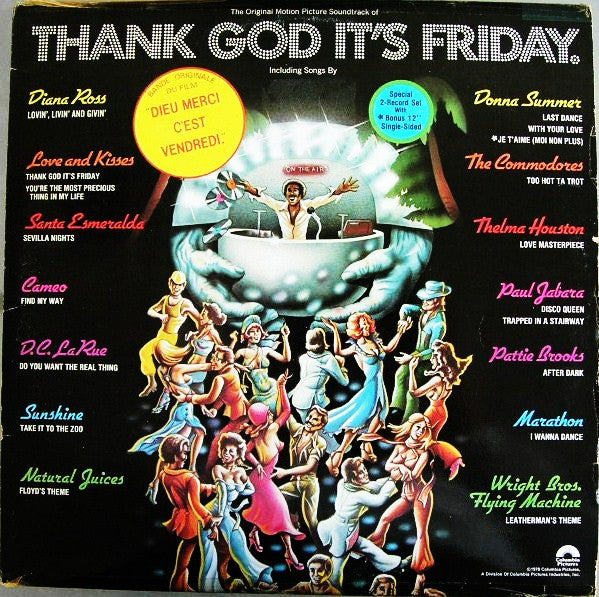 Various : Thank God It's Friday (The Original Motion Picture Soundtrack) (2xLP, Comp + 12", S/Sided)