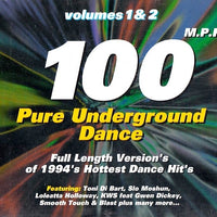 Various - 100 M.P.H. Pure Underground Dance Volumes 1 & 2 CD VG+