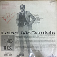 แผ่นเสียง Eugene McDaniels - In Times Like These Vinyl VG+