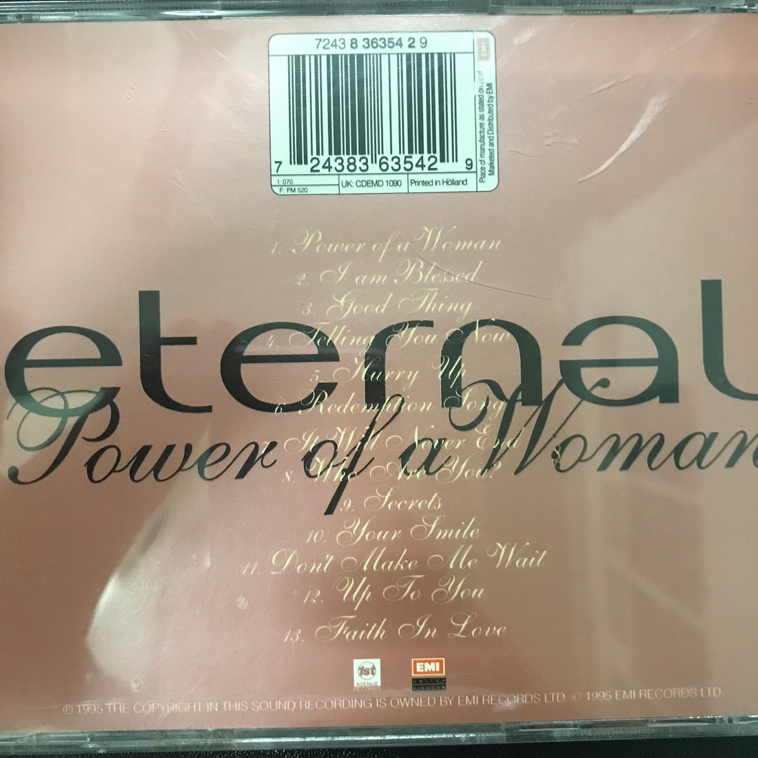 ซีดี Eternal - Power Of A Woman CD VG+