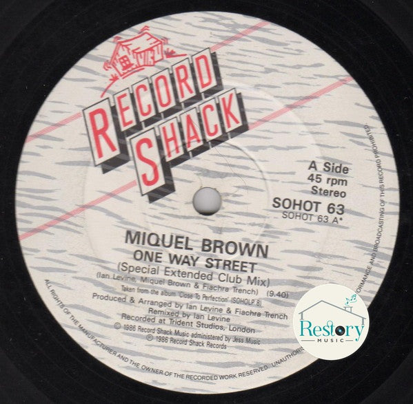 Miquel Brown : One Way Street / Love Reputation (12")