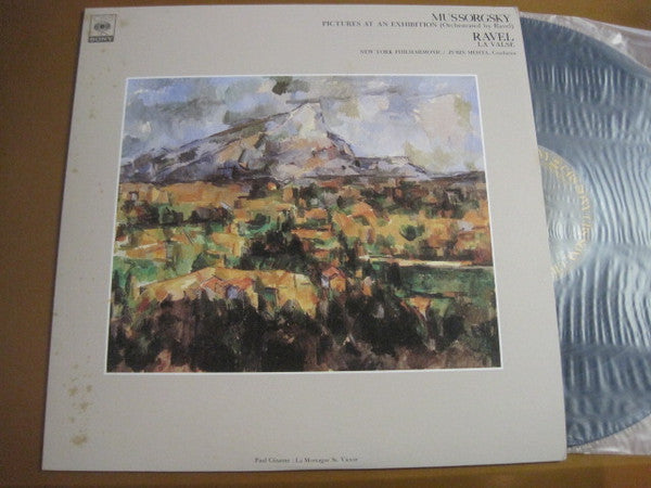 Modest Mussorgsky / Maurice Ravel - New York Philharmonic, Zubin Mehta : Pictures At An Exhibition (Orchestrated By Ravel) / La Valse (LP)