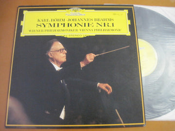 Karl Böhm • Johannes Brahms, Wiener Philharmoniker : Symphonie Nr. 1 (LP)