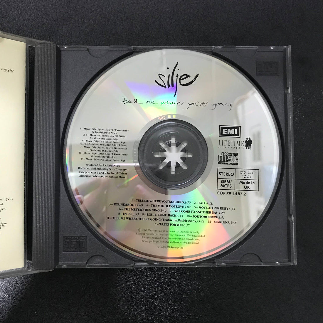 ซีดี Silje Nergaard - Tell Me Where You're Going CD VG+
