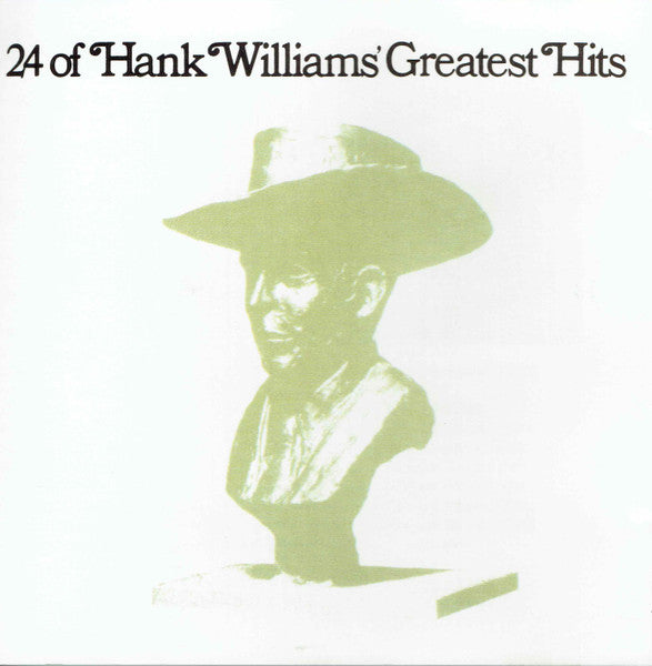 Hank Williams - 24 Of Hank Williams' Greatest Hits CD VG+