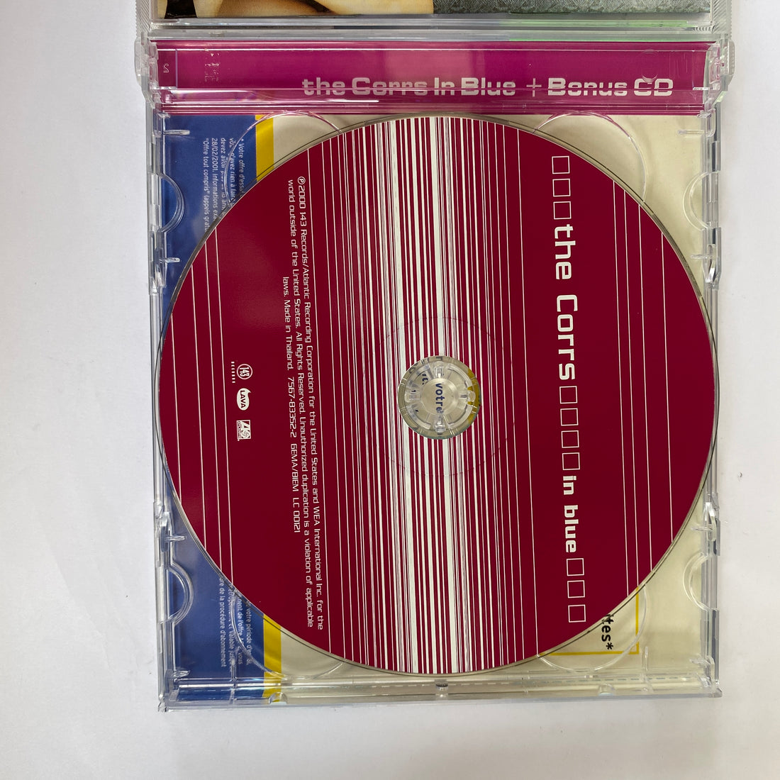 ซีดี The Corrs - In Blue CD NM or M-