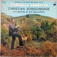 Christian Boissonnade : Eternelle Cabrette (LP, Album)