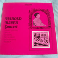 Harold Bauer : Harold Bauer Concert (LP)