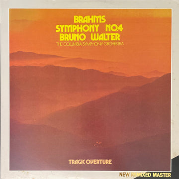 Bruno Walter, Columbia Symphony Orchestra, Johannes Brahms : Symphony No. 4 (LP, RE, RM)