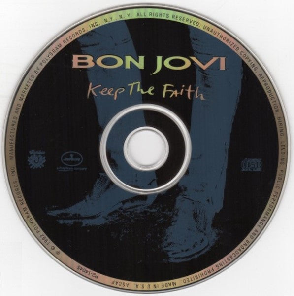 ซีดี Bon Jovi - Keep The Faith CD VG+