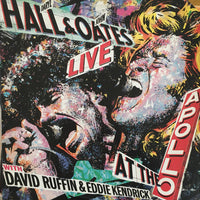 Daryl Hall & John Oates With David Ruffin & Eddie Kendricks : Live At The Apollo (LP, Album)