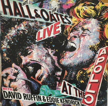 Daryl Hall & John Oates With David Ruffin & Eddie Kendricks : Live At The Apollo (LP, Album)