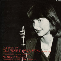 Wolfgang Amadeus Mozart, Carl Maria von Weber, Joseph Küffner, Sabine Meyer, Philharmonia Quartett Berlin : Clarinet Quintet In A Major, KV581 / Introduction, Theme & Variations (LP)