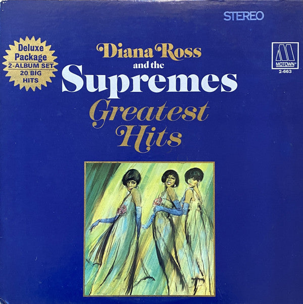 The Supremes : Greatest Hits (2xLP, Comp, RE, RP, Roc)