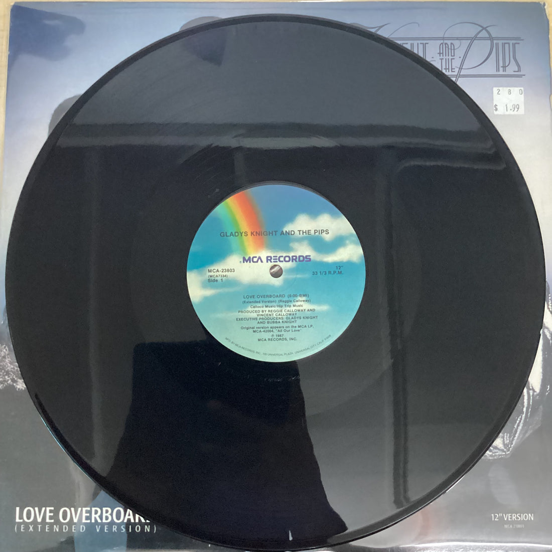 แผ่นเสียง Gladys Knight And The Pips - Love Overboard Vinyl VG+