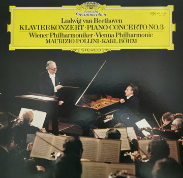 Ludwig van Beethoven - Wiener Philharmoniker, Karl Böhm, Maurizio Pollini : Klavierkonzert  Piano Concerto No.3 (LP)