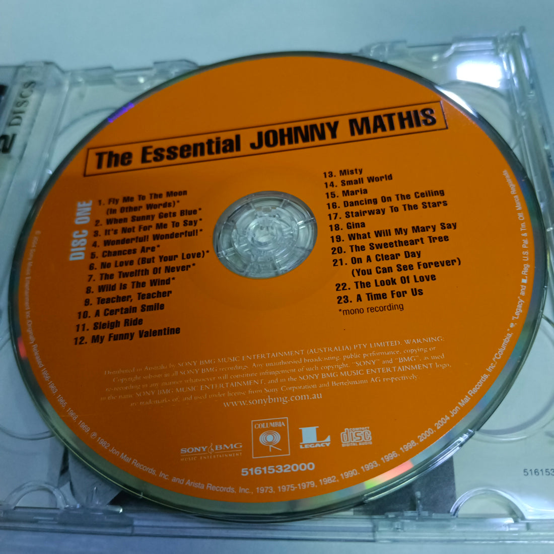 ซีดี Johnny Mathis - The Essential Johnny Mathis (CD) (VG+)