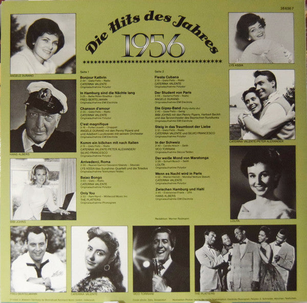 Various : Das Goldene Schlager-Archiv - Die Hits Des Jahres 1956 (LP, Comp, Mono)