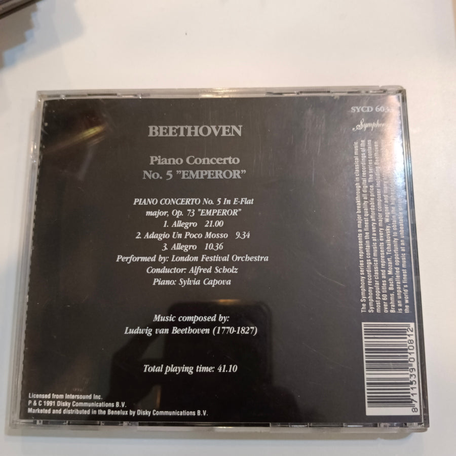 Ludwig van Beethoven - Piano Concerto No. 5 "Emperor" (CD) (VG+)