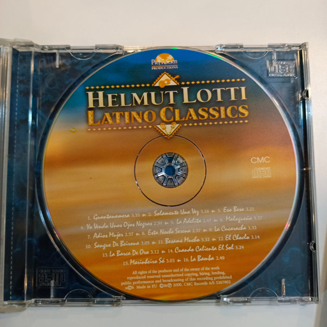 Helmut Lotti With Golden Symphonic Orchestra - Latino Classics (CD) (VG+)