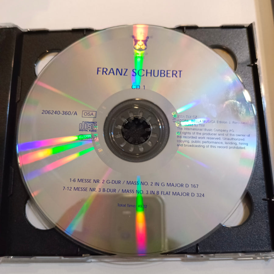 Franz Schubert - Masses No. 2, 3, 5, 6 / Messen Nr. 2, 3, 5, 6 (CD) (VG)