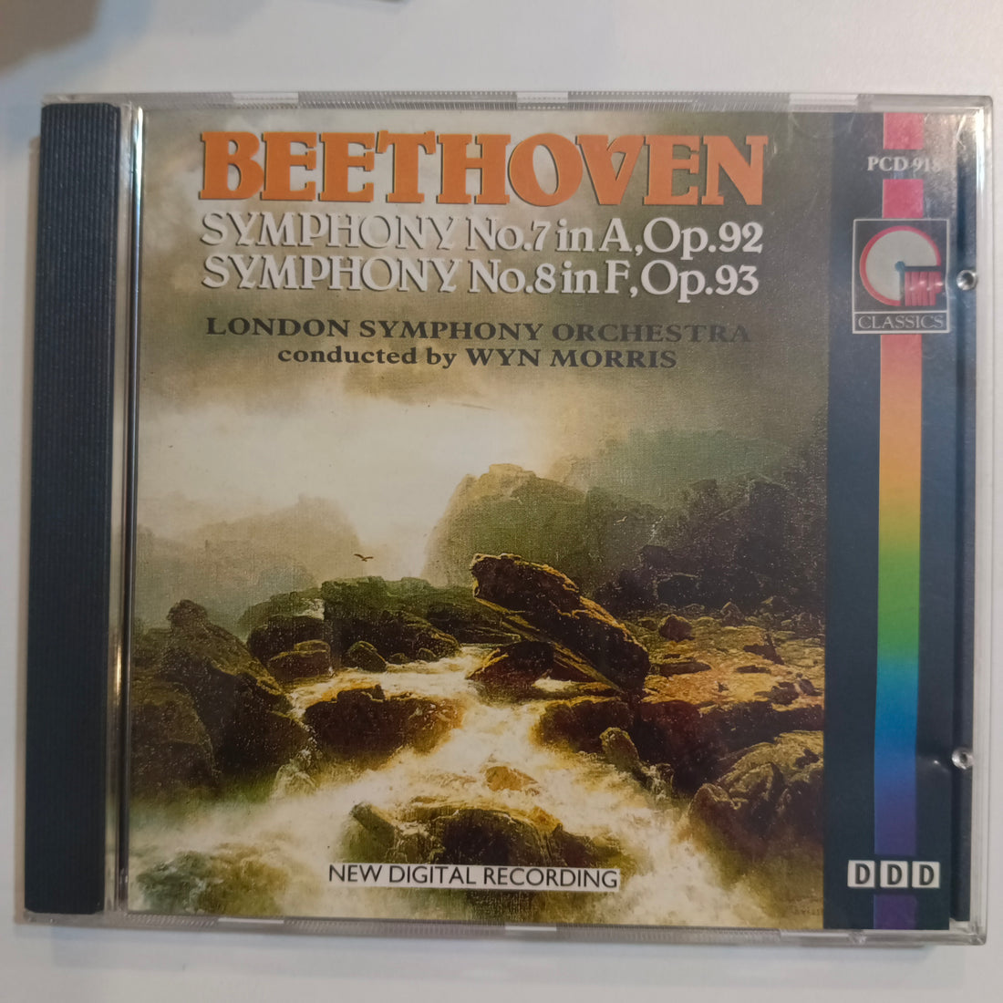 ซีดี Ludwig van Beethoven - Symphony No.7 in A, Symphony No.8 in F (CD) (VG+)