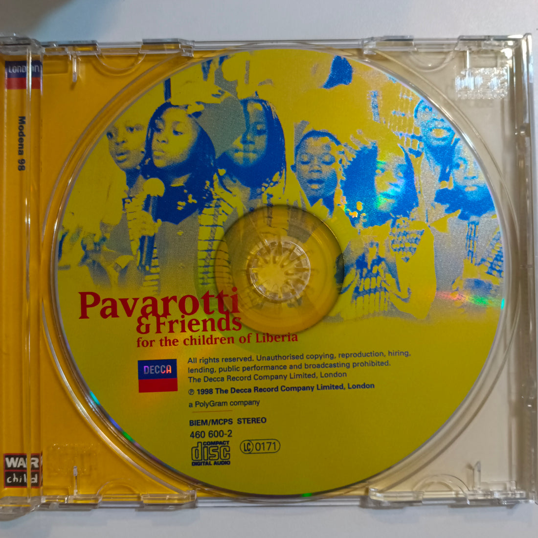 ซีดี Pavarotti & Friends - Pavarotti & Friends For The Children Of Liberia (CD) (VG)