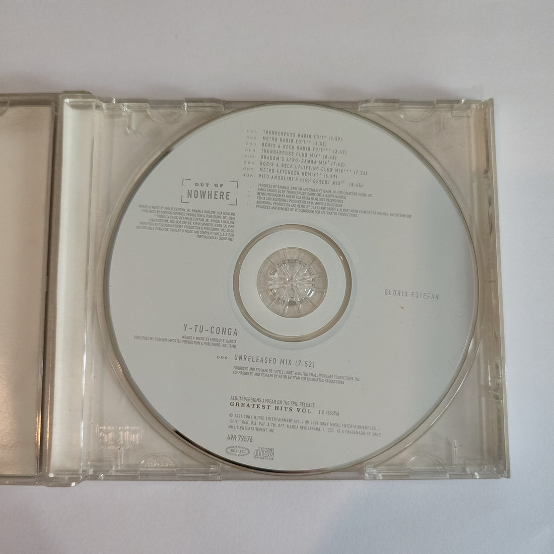 Gloria Estefan - Out Of Nowhere (CD) (VG+)