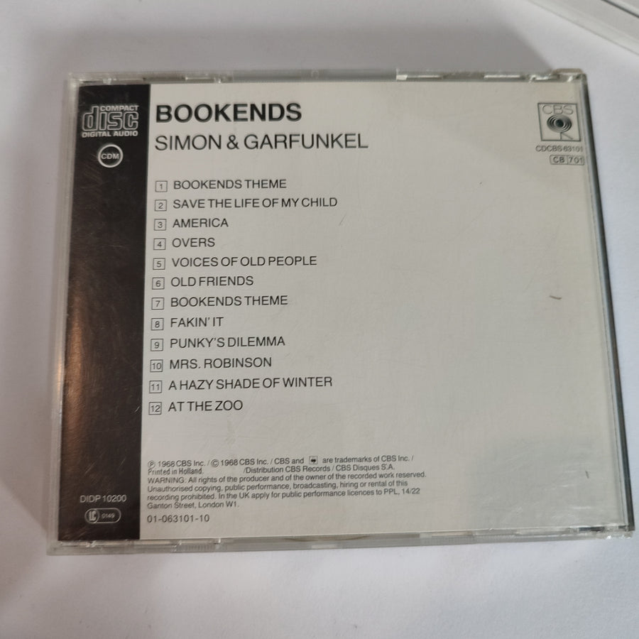 Simon & Garfunkel - Bookends (CD) (VG+)