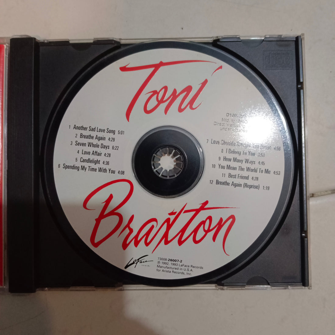Toni Braxton - Toni Braxton (CD) (VG+)
