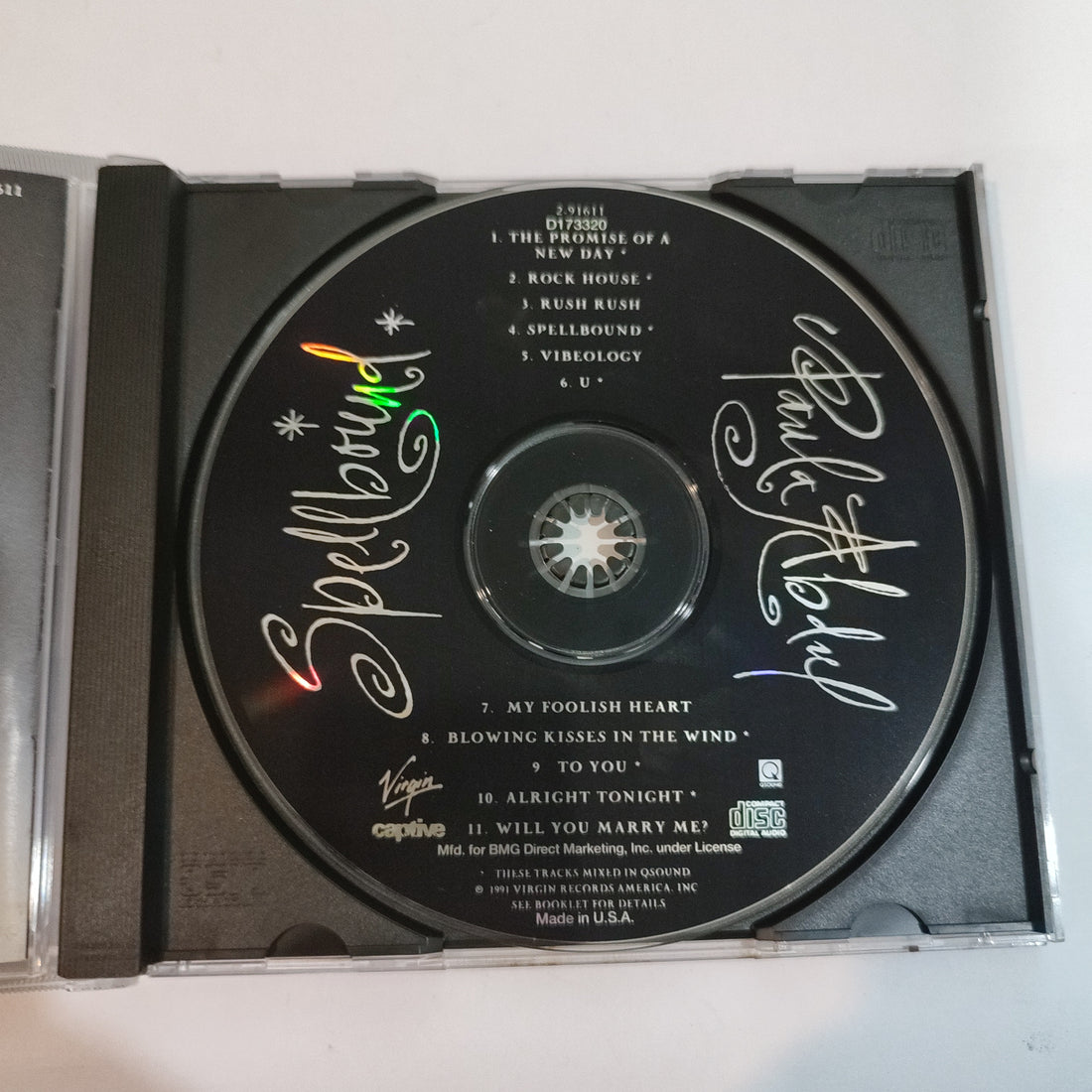 Paula Abdul - Spellbound (CD) (VG)