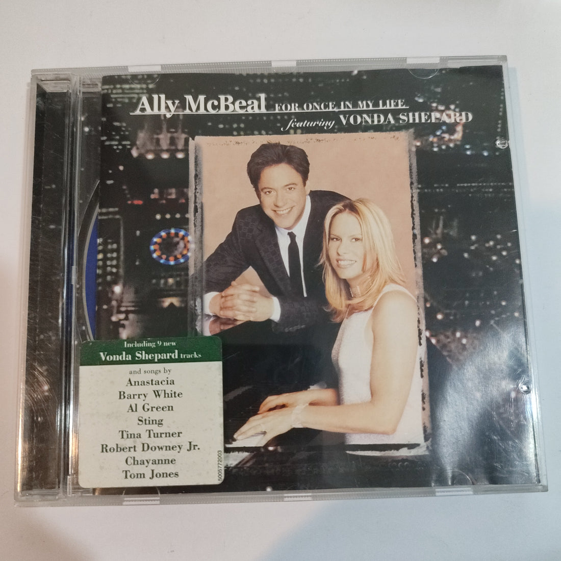 ซีดี Various Featuring Vonda Shepard - Ally McBeal (For Once In My Life) (CD) (NM or M-)