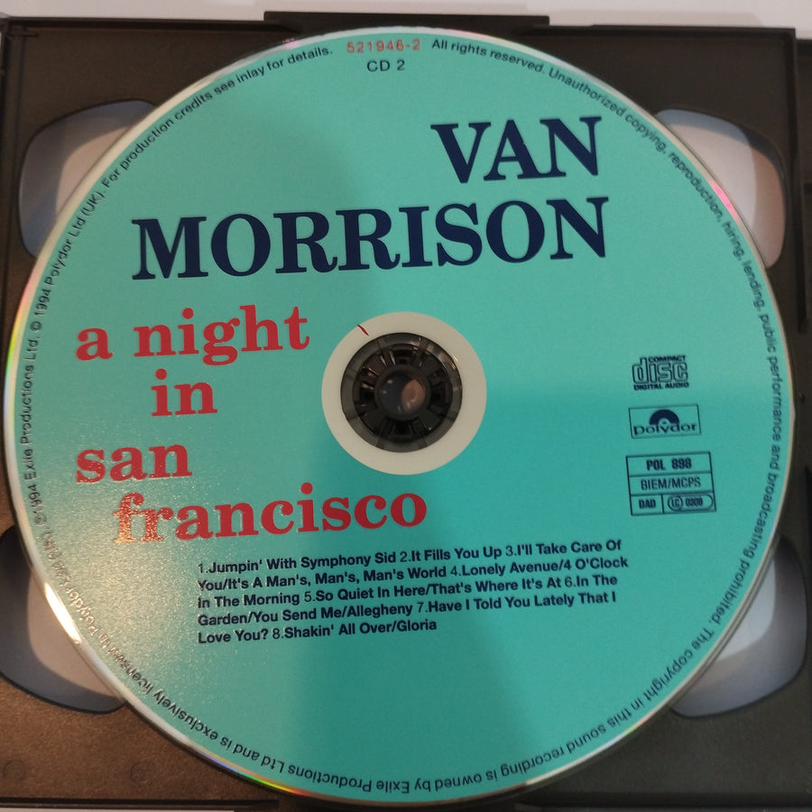 ซีดี Van Morrison - A Night In San Francisco (CD) (VG+)