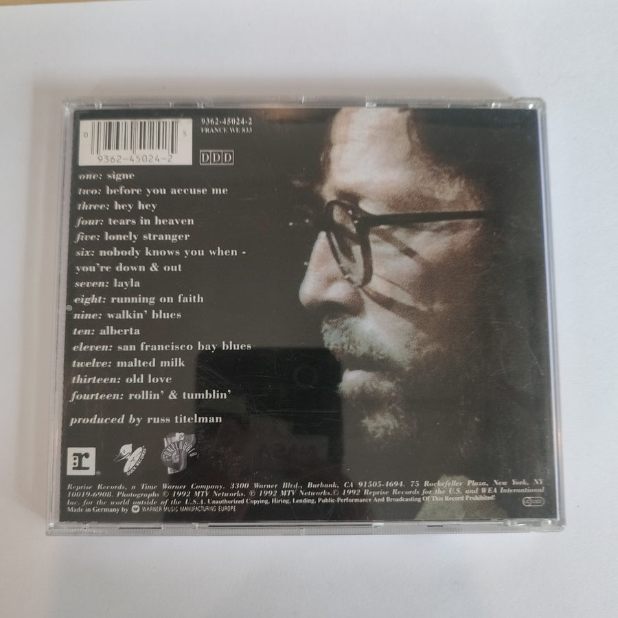 ซีดี Eric Clapton - Unplugged CD VG+