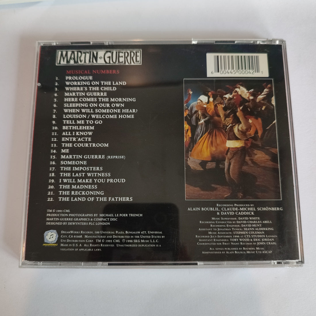 ซีดี Various - Martin Guerre (CD) (VG+)