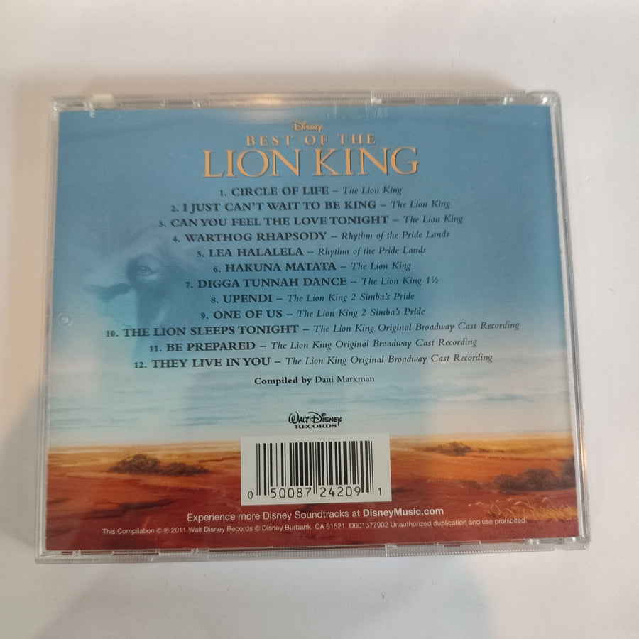 ซีดี Various - Best Of The The Lion King  (CD) (VG+)