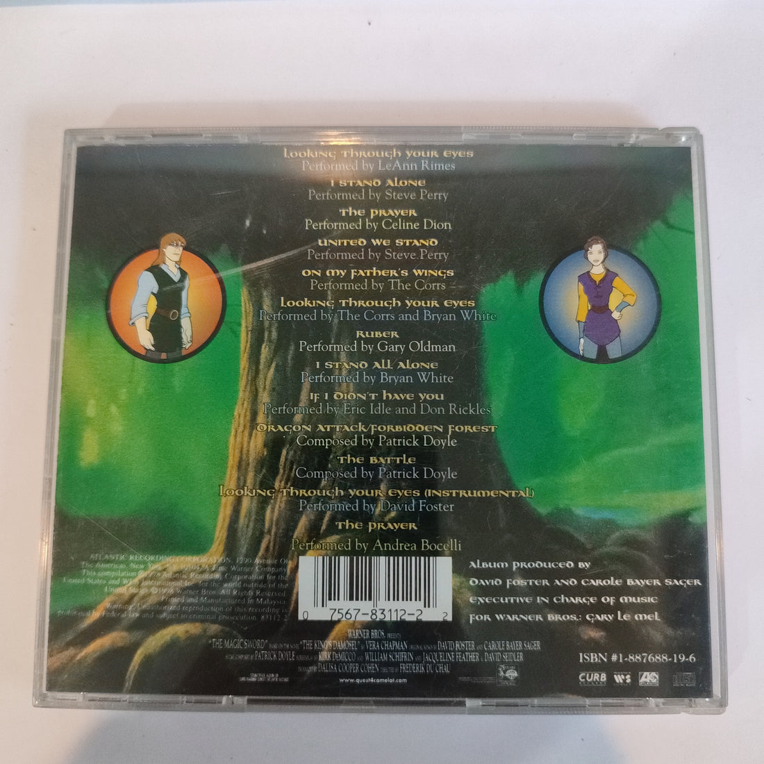 Various - The Magic Sword - Quest For Camelot - Music From The Motion Picture (CD) (VG+)