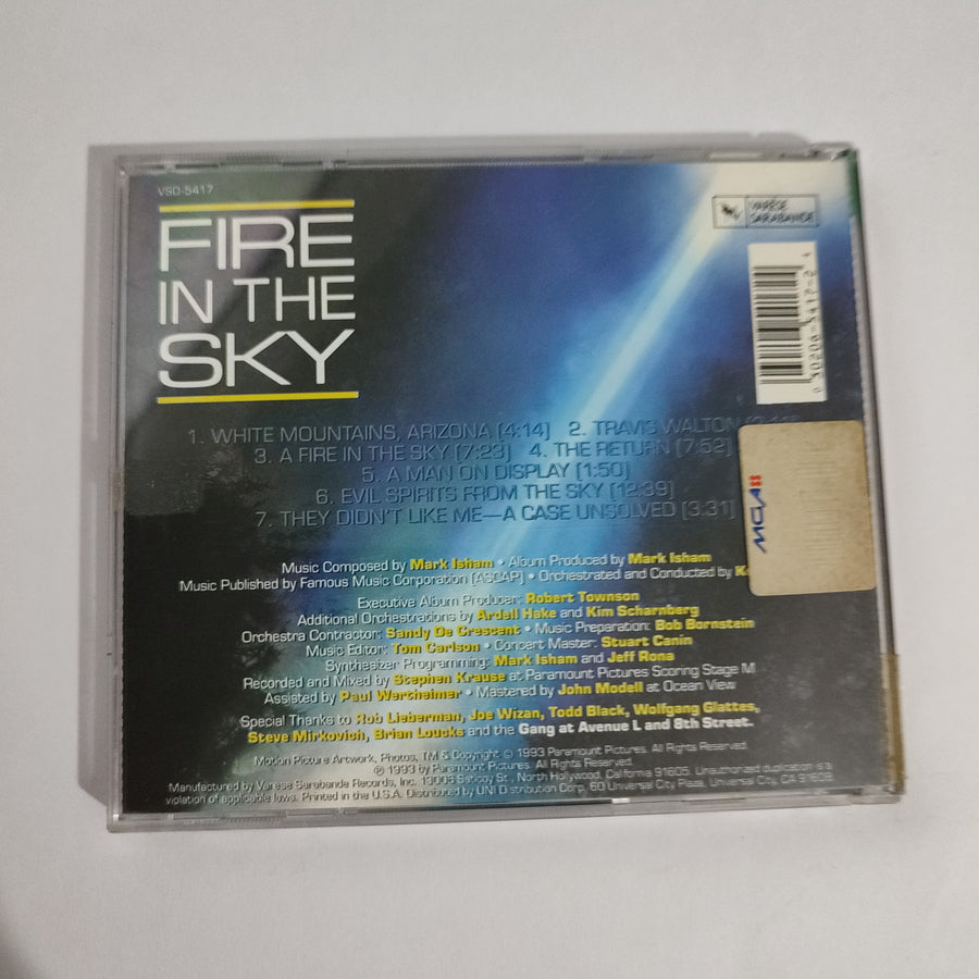 Mark Isham - Fire In The Sky (Original Motion Picture Soundtrack) (CD) (VG+)