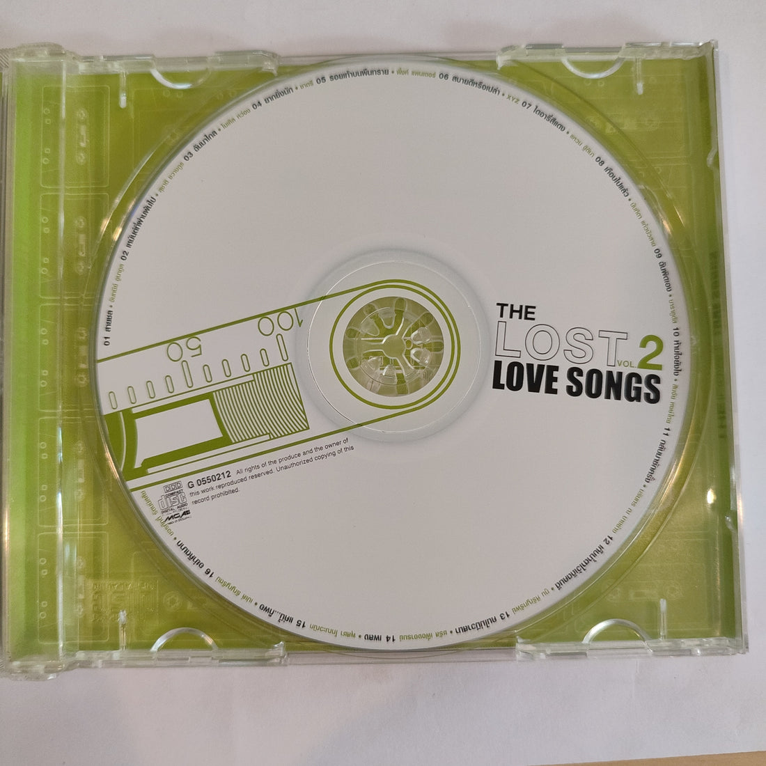 ซีดี Various - THE LOST LOVE SONGS 2 (CD) (VG+)