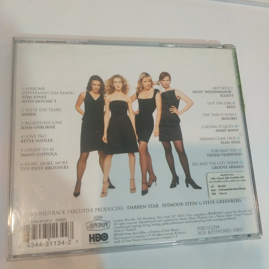 ซีดี Various - Sex And The City (Music From The HBO Series) (CD) (VG)