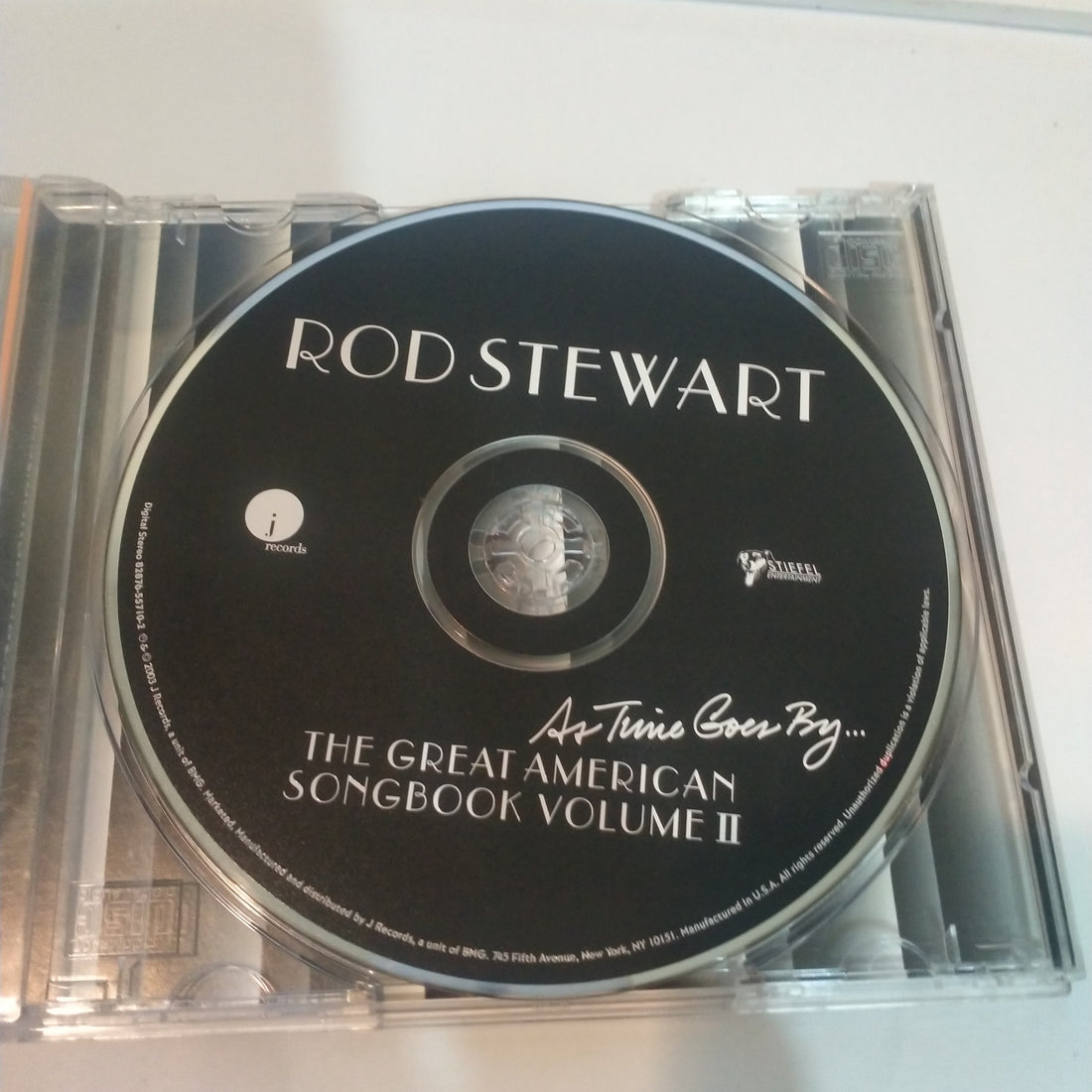 ซีดี Rod Stewart - As Time Goes By... The Great American Songbook Vol. II (CD) (VG)