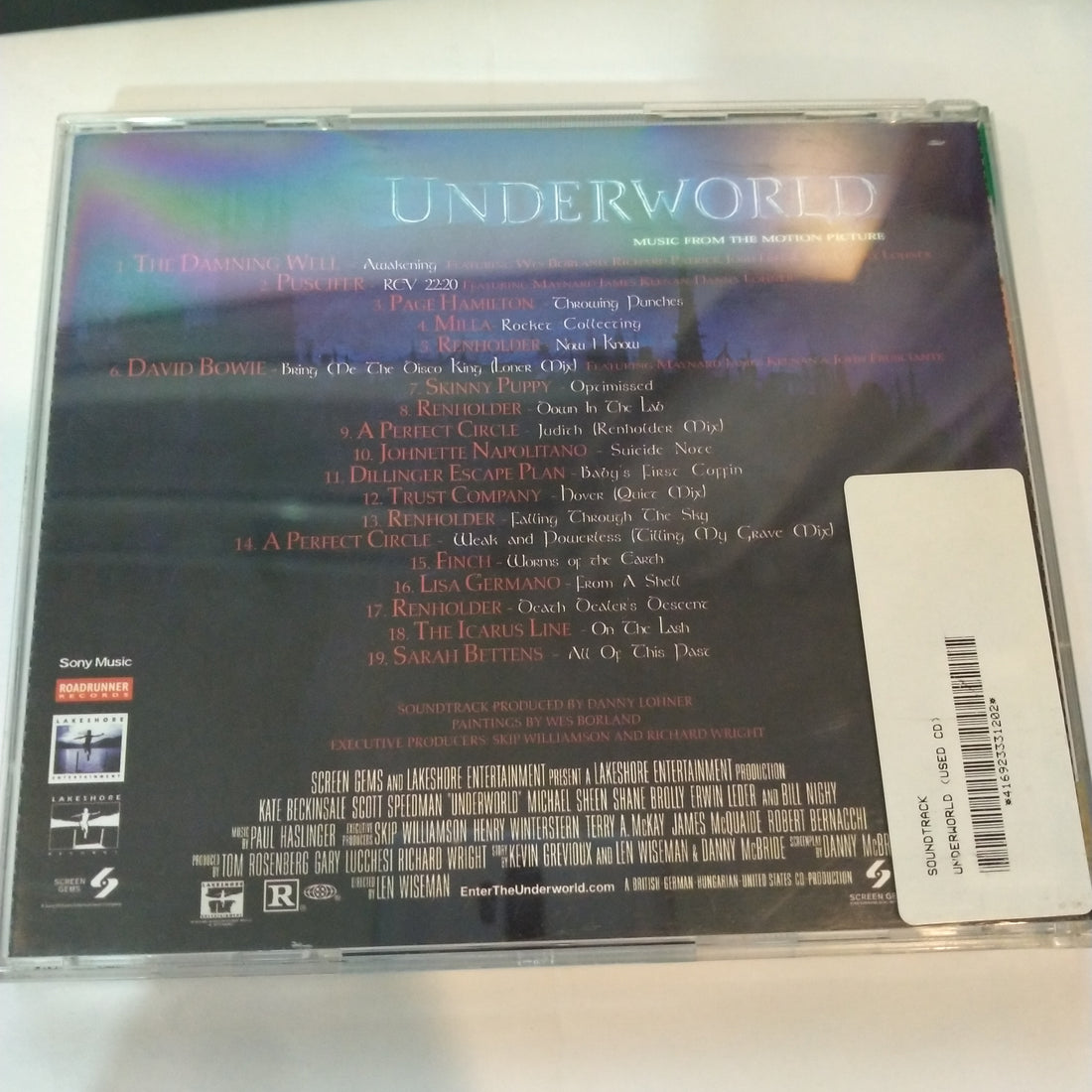 ซีดี Various - Underworld (Music From The Motion Picture) (CD) (VG)