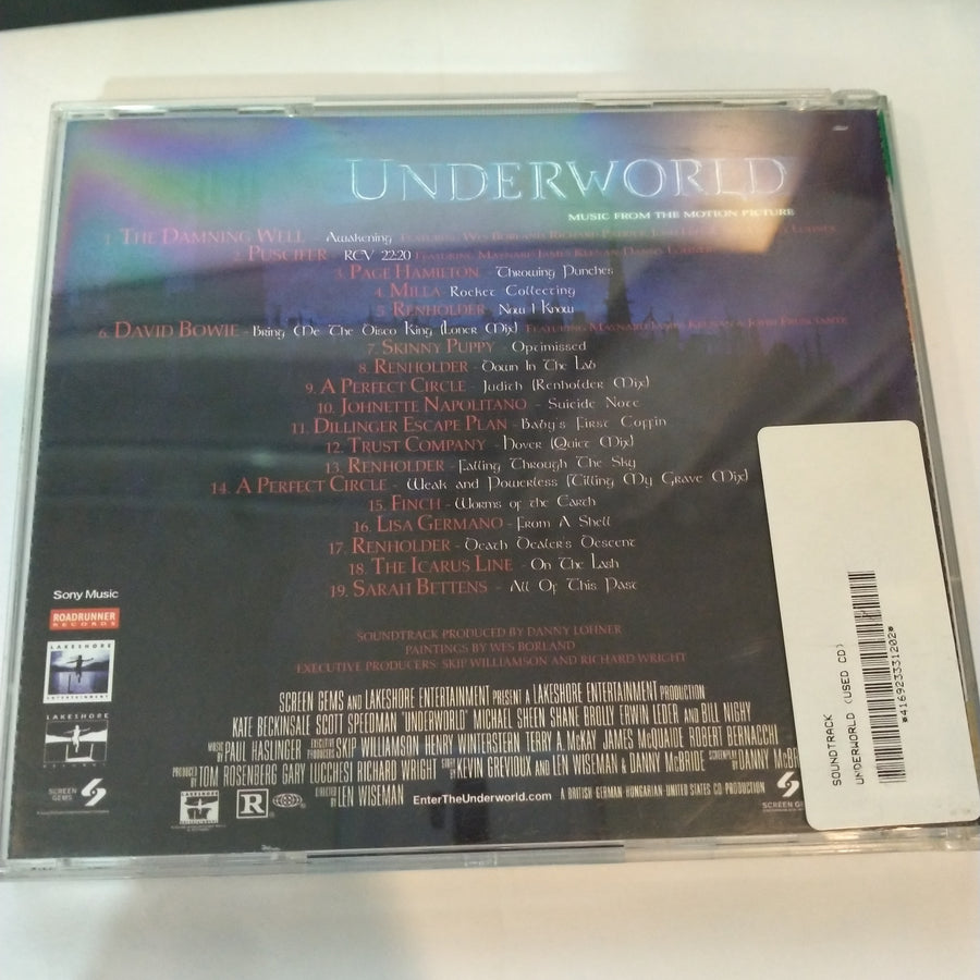 ซีดี Various - Underworld (Music From The Motion Picture) (CD) (VG)