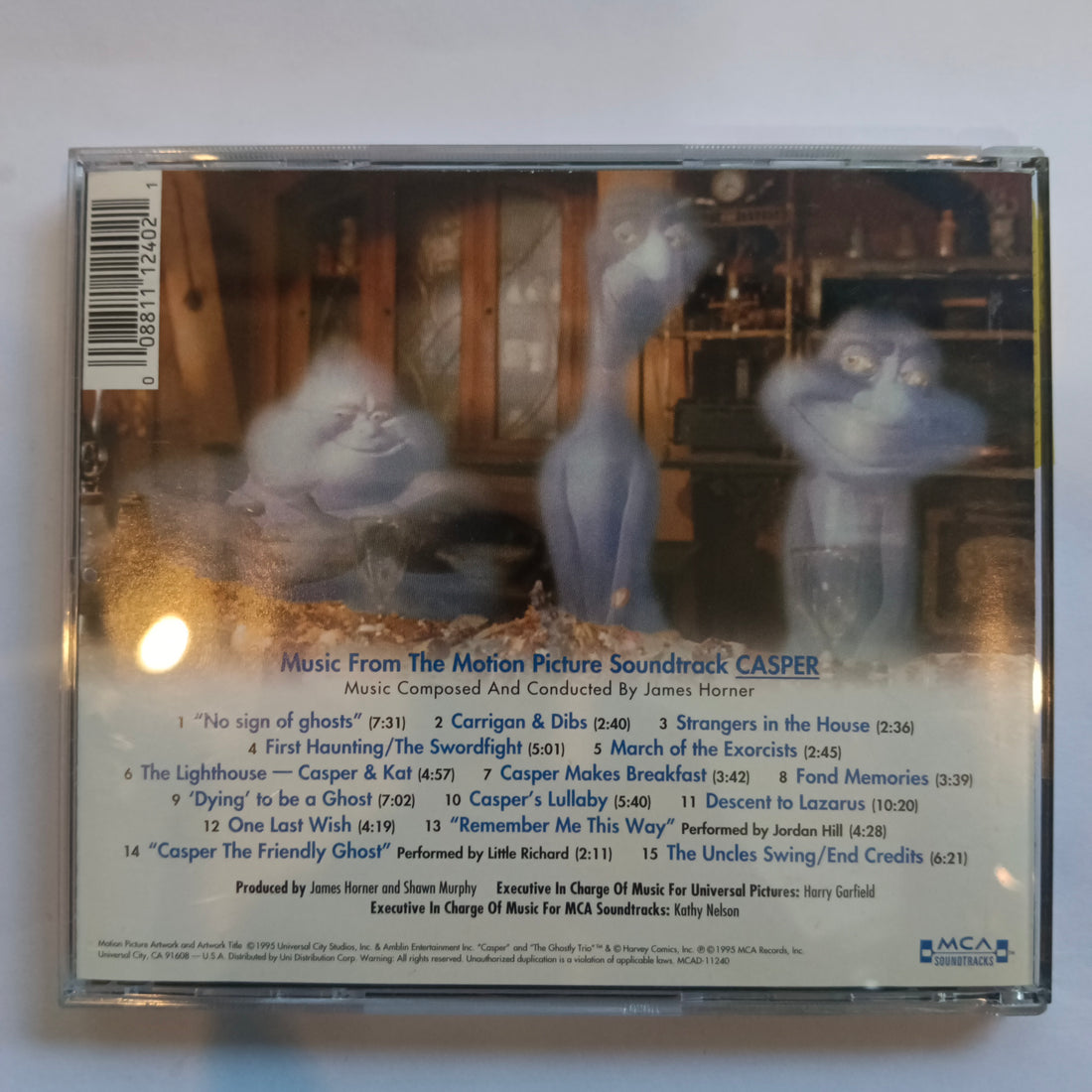 ซีดี James Horner - Casper (Music From The Motion Picture Soundtrack) (CD) (NM or M-)