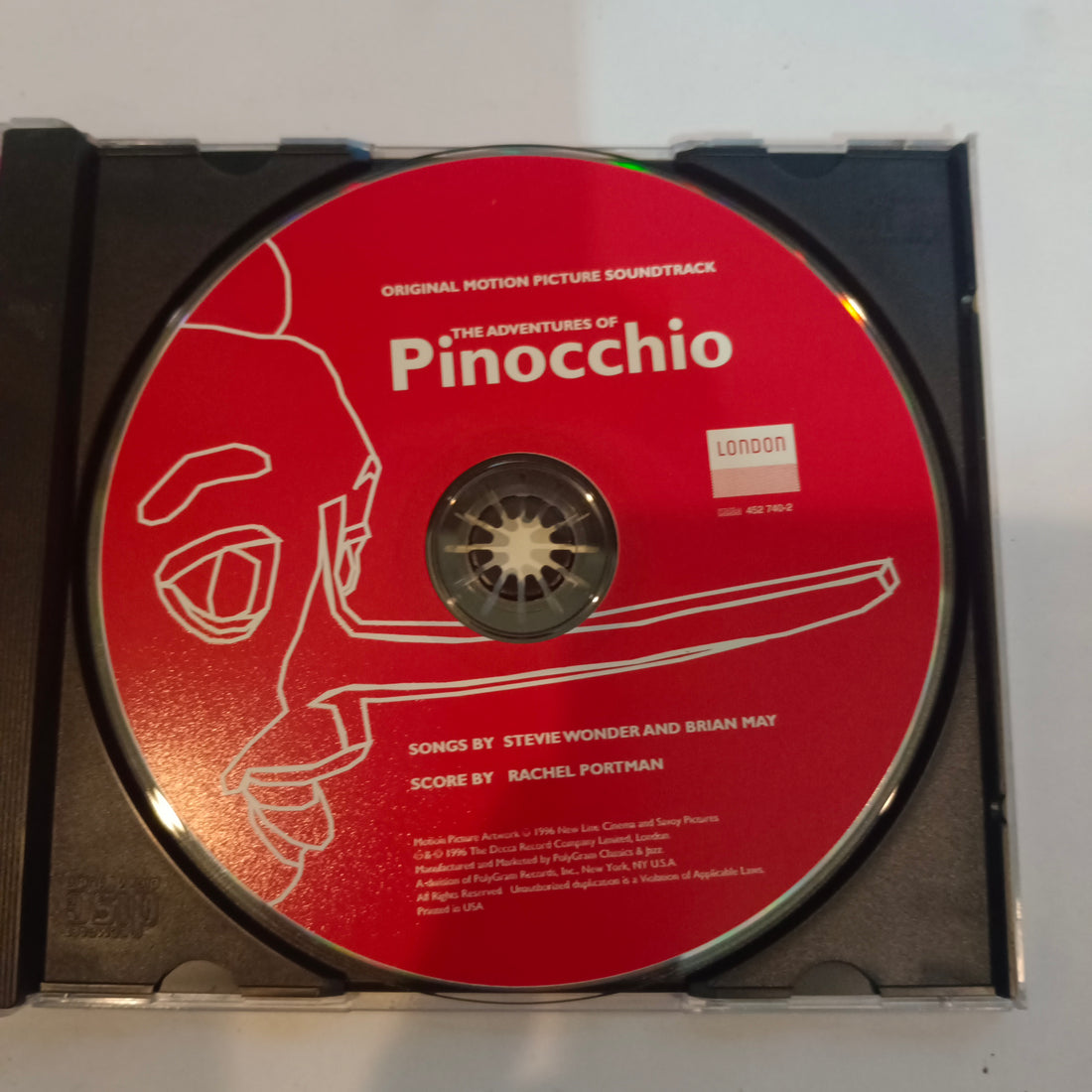 ซีดี Various - Pinocchio - Original Motion Picture Soundtrack CD NM or M-